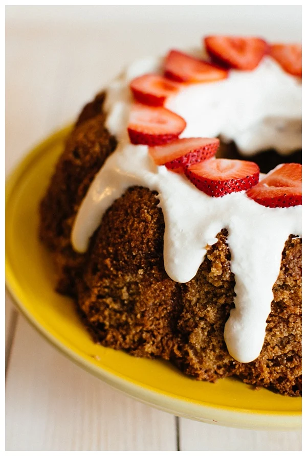 Whole Wheat Pound Cake -- an old fashioned pound cake modernized with nutritious whole wheat, toasty muscovado brown sugar, and rich creme fraiche.