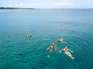 Swimming in Boracay Island, Philippines