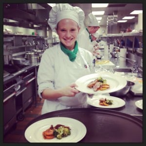 My first cooking competition at culinary school