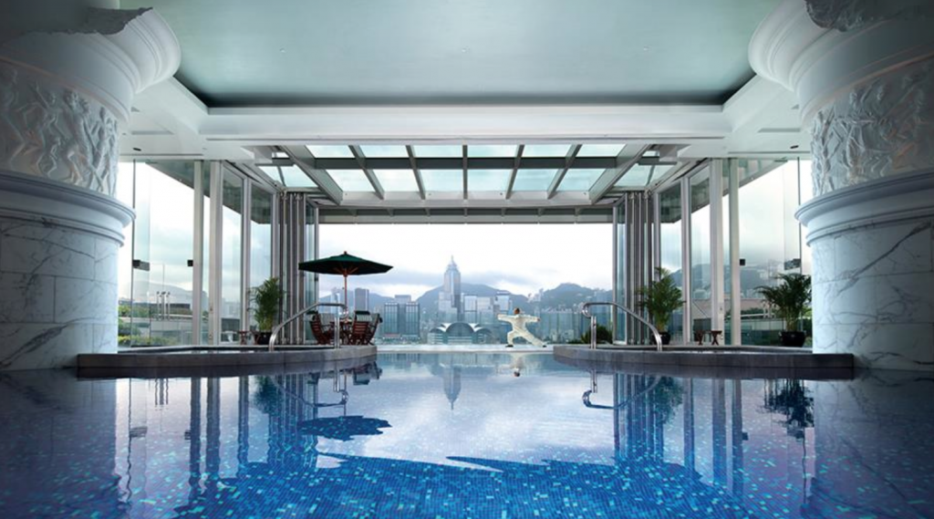 The Pool at the Peninsula Hotel Hong Kong #travel #hotels #hongkong #peninsula