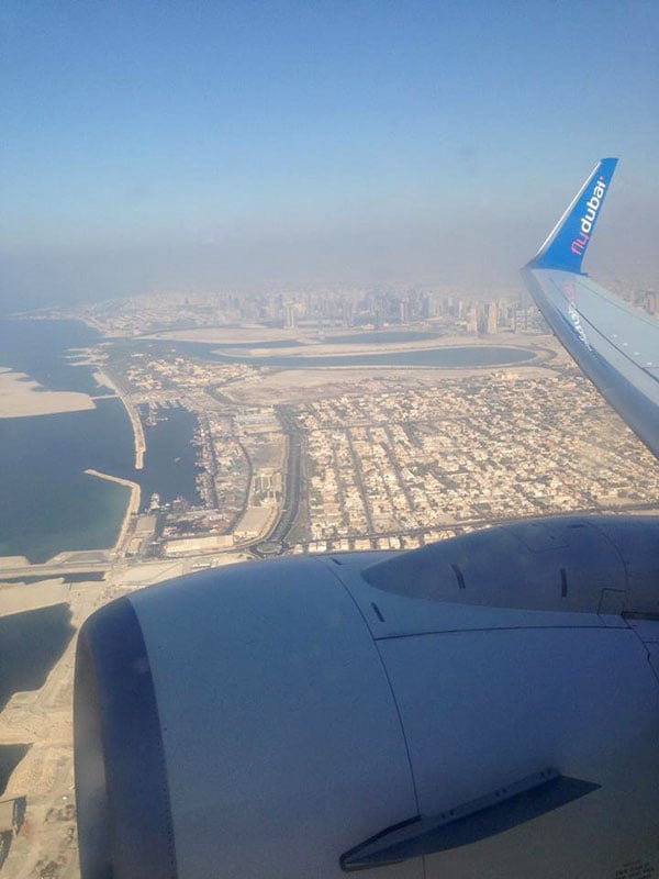 Dubai from the Sky | The Hungry Traveler Interview with Hannah Casey: An American Expat in Dubai  | The Hungry Traveler