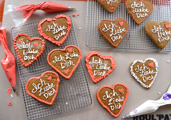 Lebkuchen German Gingerbread Cookies