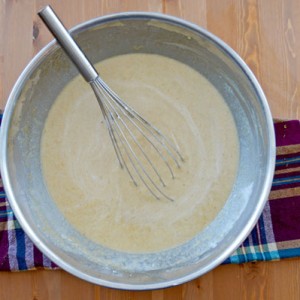 Tips for Better Baking - When whisking, be sure to secure your bowl by placing a towel underneath. | www.thehungrytravelerblog.com