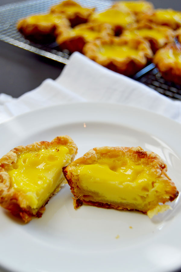 Hong Kong Egg Tarts - a popular pastry in China, Taiwan, Macau, Hong Kong and at dim sum restaurants. An easy and delicious taste of Asia! | www.thehungrytravelerblog.com