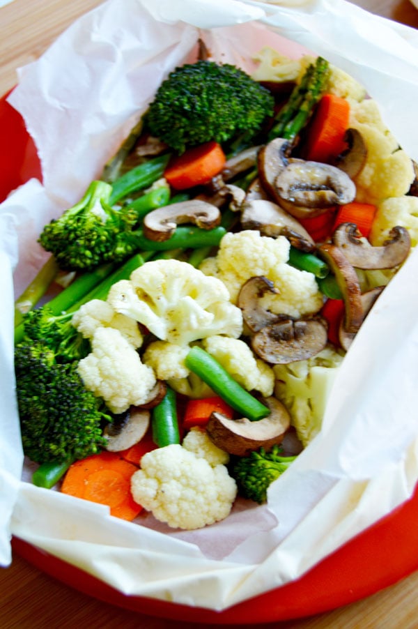 Summer Vegetables Baked in Parchment Paper • Just One Cookbook