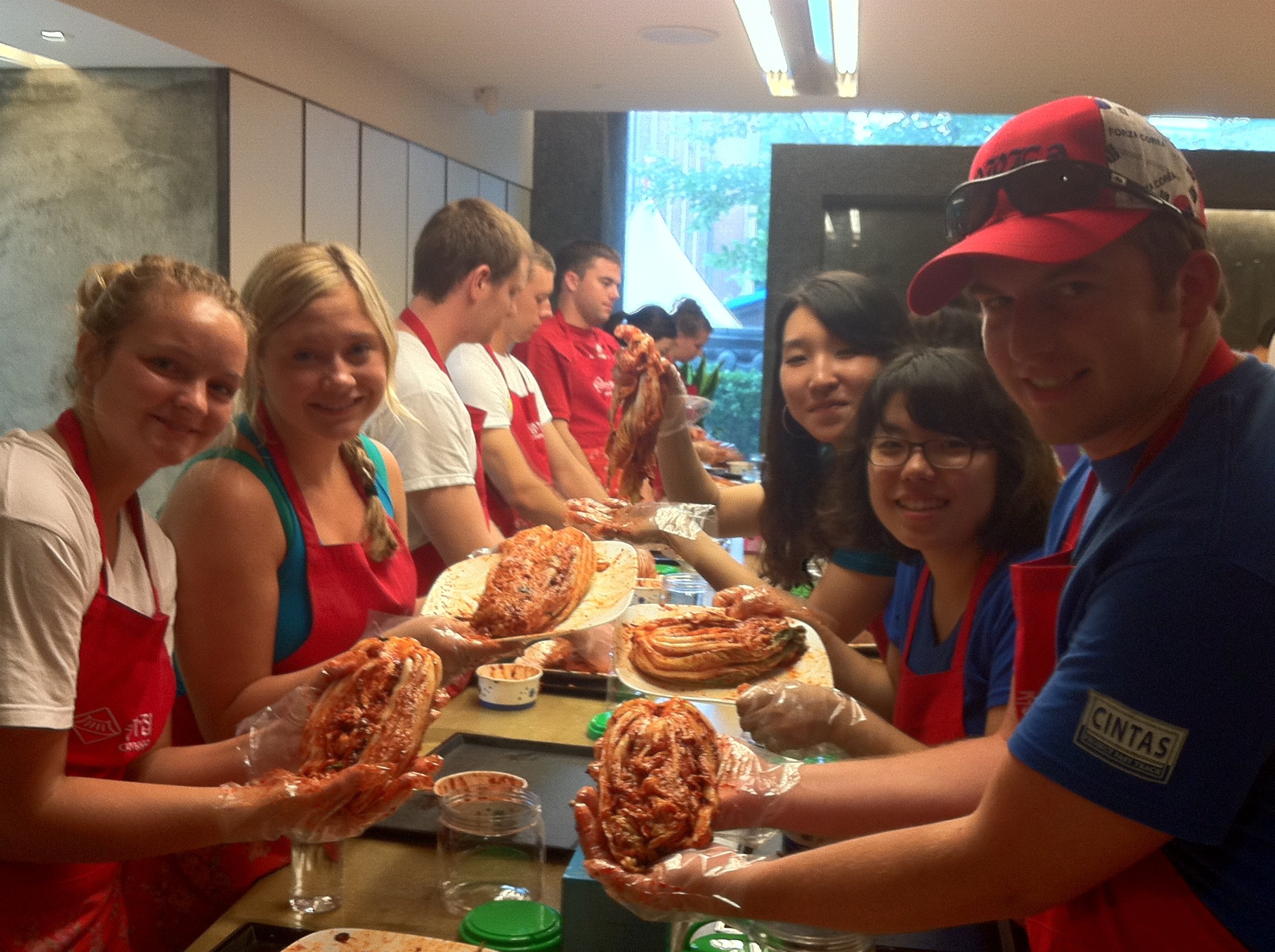 Kimchi Making Class at the Kimchii Field Museum in Seoul, Korea - 5 Must Try Korean Dishes | www.thehungrytravelerblog.com