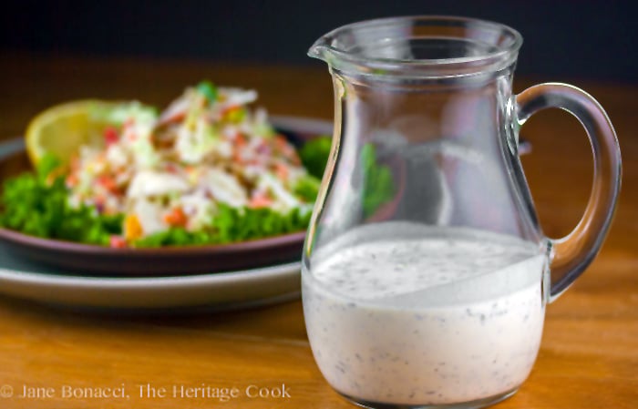 Ranch-Flavored Cole Slaw (Gluten Free) | The Heritage Cook