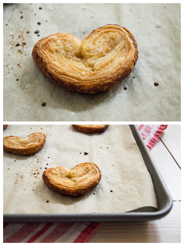 freshly baked palmiers