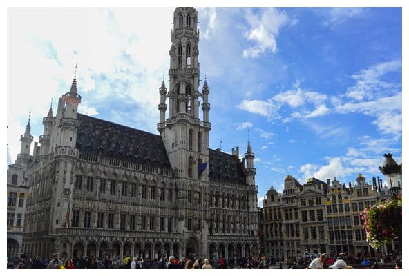 A stop at The Grand Place on the Brussels Beer and Chocolate Tour