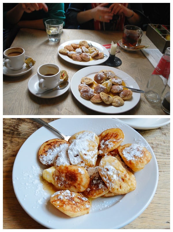 Poffertjes at Cafe de Prins | Eating Amsterdam Food Tour - Jordaan Food and Canals Tour