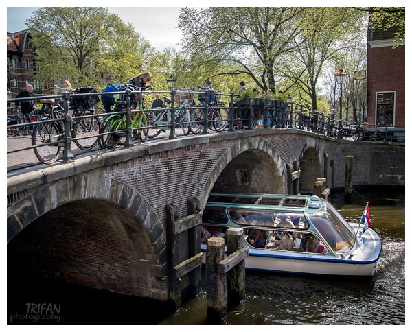 The view from Cafe Papeneiland | Eating Amsterdam Food Tour - Jordaan Food and Canals Tour