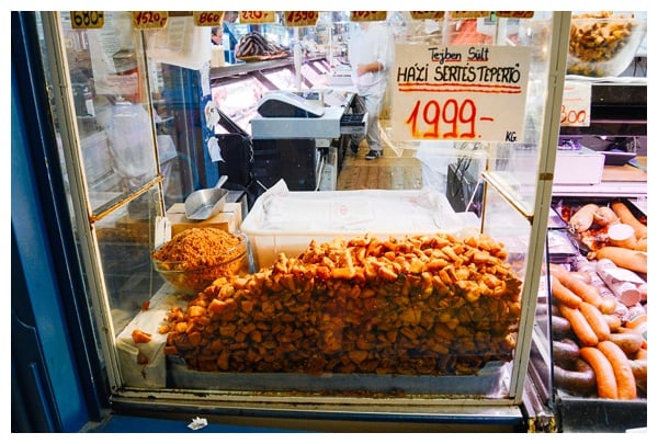 Pork Cracklings on the Taste Hungary Budapest Food Tour