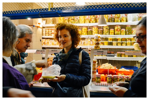 Our guide Gabriella on the Taste Hungary Budapest Food Tour