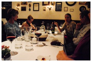 Our group at the kosher restaurant on the Taste Hungary Budapest Food Tour