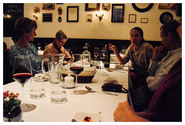 Our group at the kosher restaurant on the Taste Hungary Budapest Food Tour