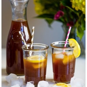 Iced Coffee Lemonade is a refreshing blend of cold brew coffee and sweet lemonade. It may sound a little strange, but it's surprisingly delicious! Perfect for summer!