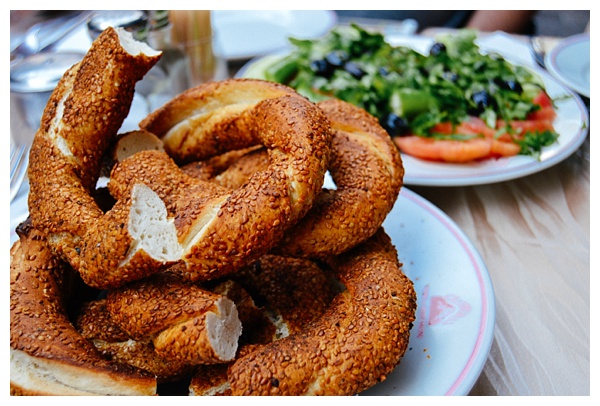 Simit for Turkish breakfast on Istanbul Grand Bazaar Tour