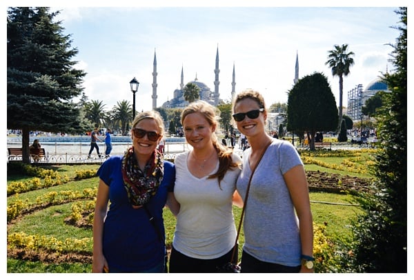 group photo in Istanbul