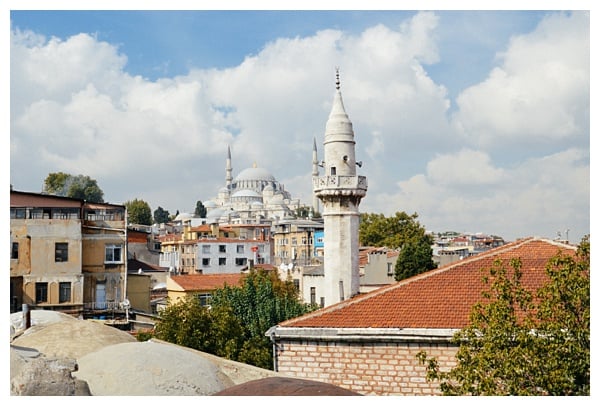 rooftop view on Istanbul Grand Bazaar Tour