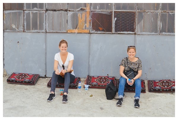 Annie and Biff on the rooftop of Istanbul Grand Bazaar Tour