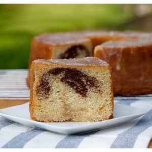 Marbled Bourbon Pound Cake from Tasting Kentucky | The Hungry Traveler