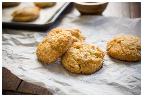 Buttermilk Biscuits -- flaky, buttery, and delicious! This versatile recipe is good for everything from biscuits and gravy to strawberry shortcake.