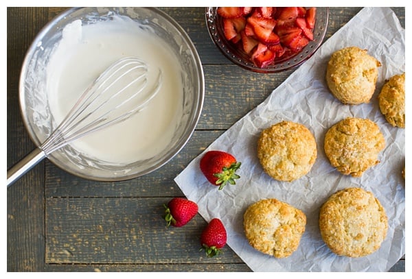 Strawberry Shortcake -- This is my favorite recipe from childhood with sweet strawberries, flakey biscuits, and rich whipped cream. Don't forget a scoop of vanilla ice cream to take it over the top!