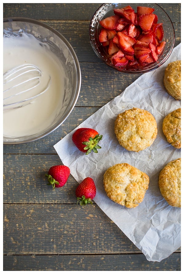 Strawberry Shortcake -- This is my favorite recipe from childhood with sweet strawberries, flakey biscuits, and rich whipped cream. Don't forget a scoop of vanilla ice cream to take it over the top!