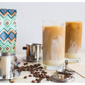 Vietnamese Iced Coffee is a refreshing beverage made from strong dark roast coffee, creamy sweetened condensed milk, and ice. It's intense and delicious!