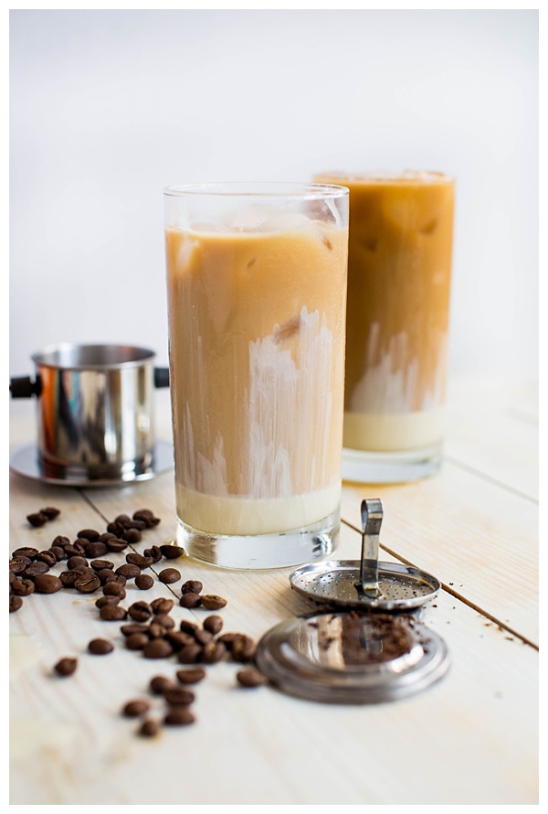 Vietnamese Iced Coffee is a refreshing beverage made from strong dark roast coffee, creamy sweetened condensed milk, and ice. It's intense and delicious! 