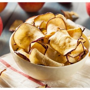 These road trip snacks are healthy and delicious. Homemade apple chips, jerky, and granola bars will fill you up while you're on the go!