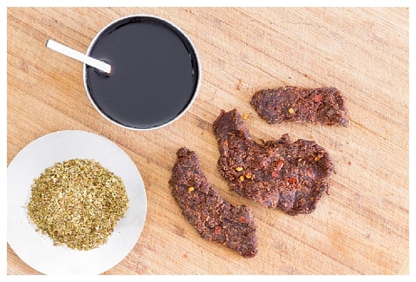 Homemade jerky is a high-protein snack that is easy to pack when traveling. It will keep you full while you're on the road and it's healthy and delicious! 